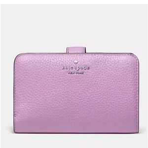 NWT | 
Kate Spade Lena Medium Compact Bifold Wallet Wisteria Purple KH787
